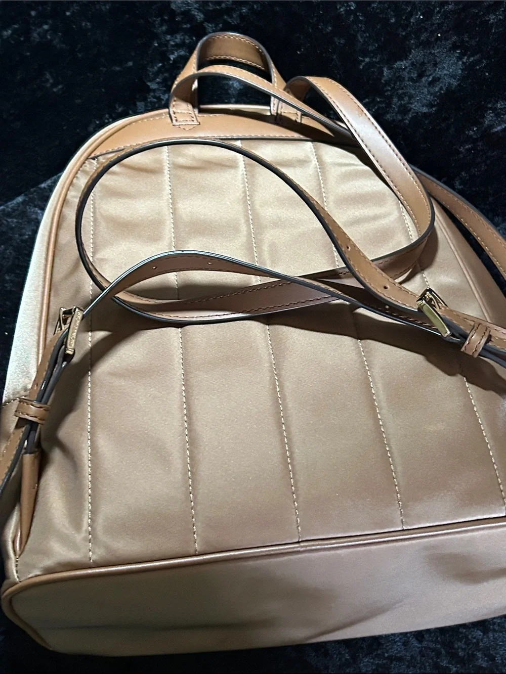 Michael Kors Kenly Dark Khaki Nylon LG Backpack
